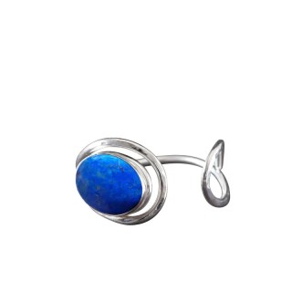 Bracelet argent Lapislazuli ELEGANZA