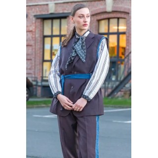 Blazer sans manches upcyclé - Kalia