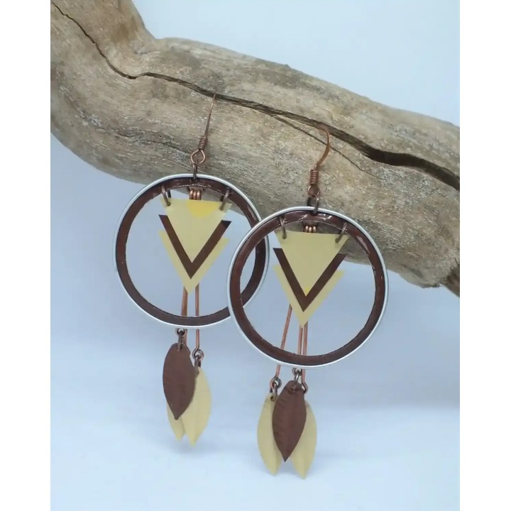 COMALINE - Marron et Ivoire