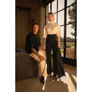 t-shirt femme artwork poétique à manches courtes