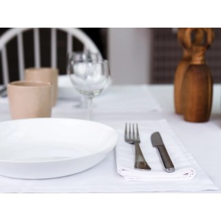 Serviettes de table Mensa Blanc x2 - 40x40cm