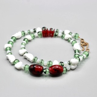 Collier Murano Blanca Luna