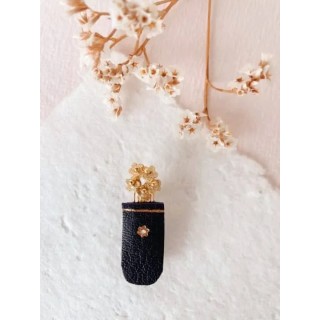 Broche bouquet - fleurs d'automne