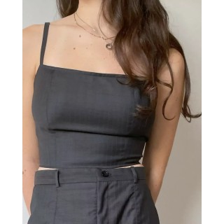 Top à lacets workwear