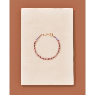 Bracelet Kamala Rubis Rose