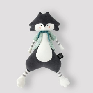 Grande Peluche "Gordon le Loup" - Bleu Nuage