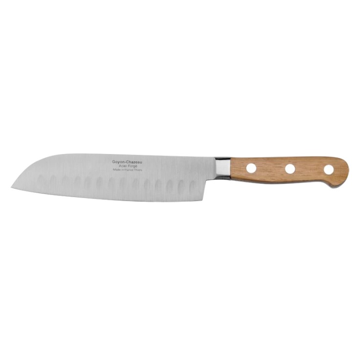 Couteau Santoku alvéolé Tradichef - Goyon-Chazeau