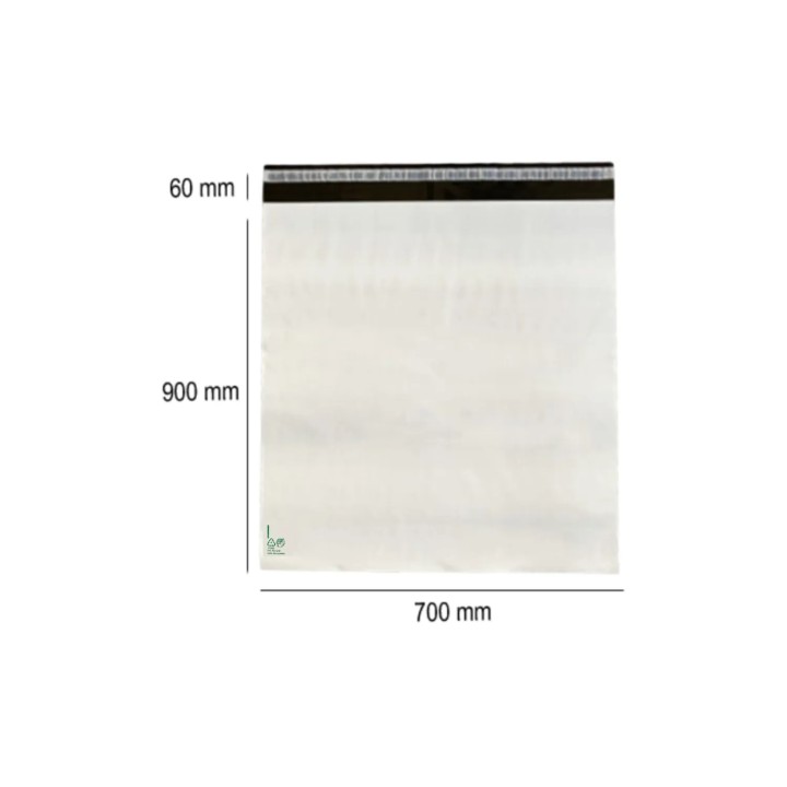 100 Enveloppes plastique opaques VAD/VPC N°5 - 700x900mm