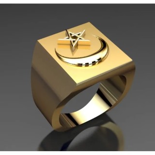 Artillerie 68eme RAA - Or massif jaune ou gris - selon cours du jour de l'Or et taille de doigt