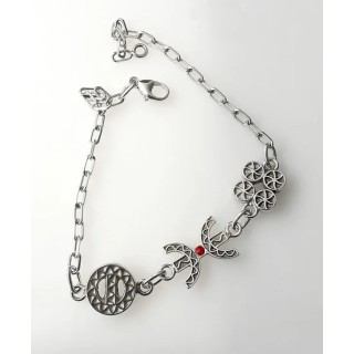 Bracelet Chaine Protection &amp Liberté Cristal d'Azri &amp Chance