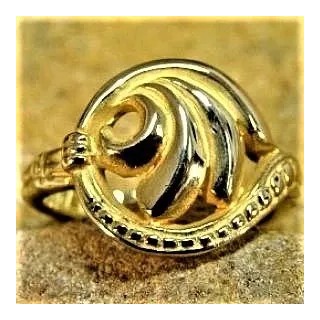 Bague "feuillage du vitrail de Saint Benoit" de Saint Denis -Or 18k- CTU06