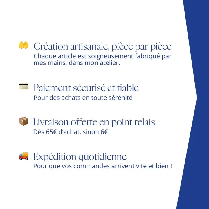 Etui à lunettes en cuir Samba - Bleu