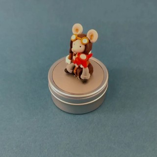 Boîte à dents souris aviateur - Pâte et Tics