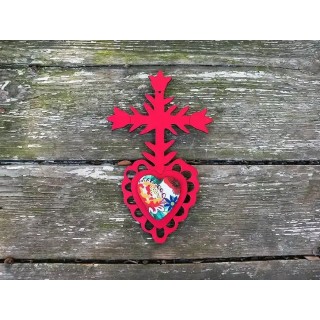 Ex-voto coeur motif Ringo