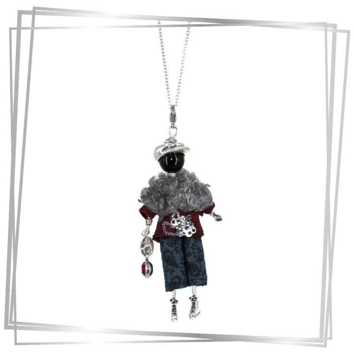 Pendentif poupée Selma - Murmures d'une Charmeuse