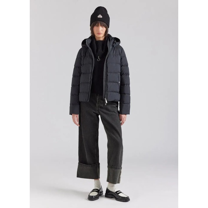 Doudoune femme Pyrenex Spoutnic à capuche amovible noire