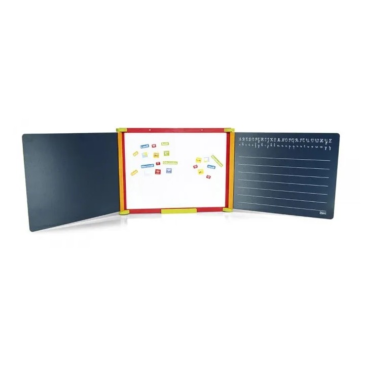 Triptyque en bois teinté - magnétique