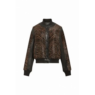 BOMBERS CUIR ET CAVALLINO VICKY CAV