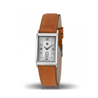 Lip Watch - Churchill T18 Medium Brown Leather Strap