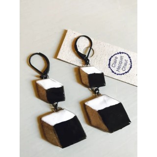 Boucles d'oreilles Cubes courtes