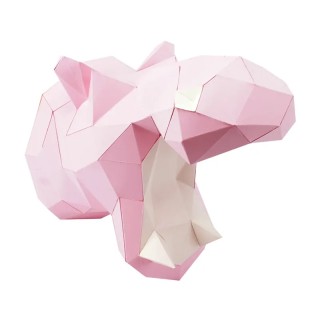 Hippopotame en papier 3d