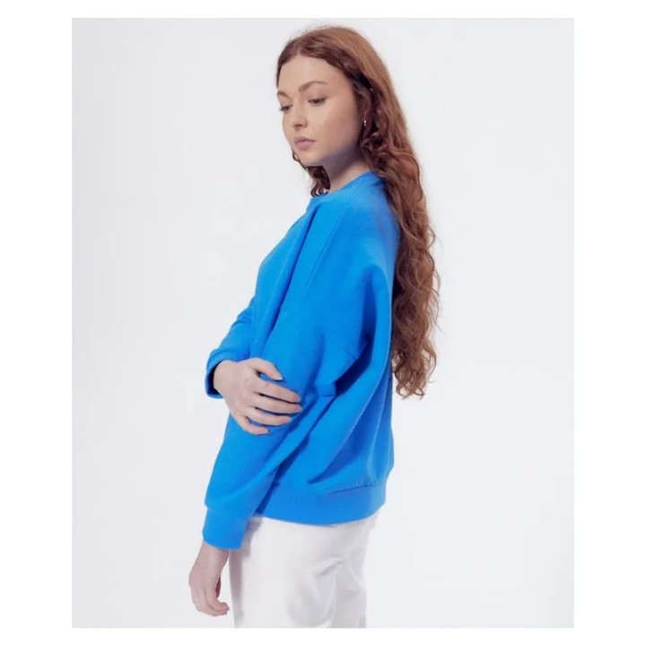 Sweat Heidi bleu en coton bio