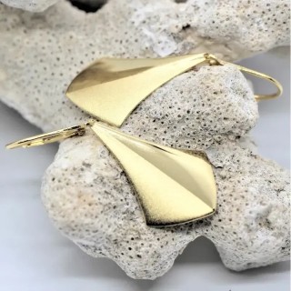 Boucles d'oreille plaqué or FLOELIA