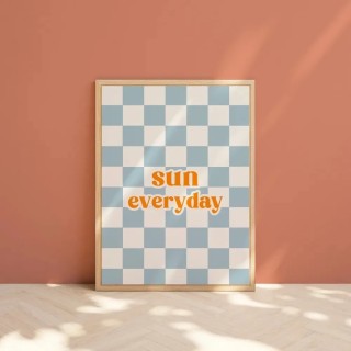 AFFICHE "SUN EVERYDAY"