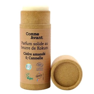 Parfum solide Cèdre amandé et Cannelle