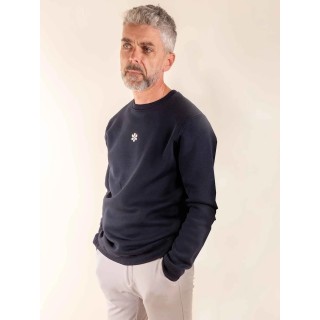 Le sweat classique homme - Fleur de France - S / Marine