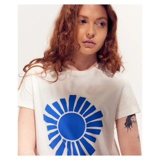 Tee-shirt Prune écru "Soleil" en coton bio