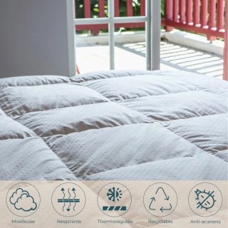 Couette duvet chaude Jacquard - 260 x 240 cm