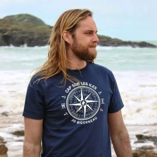 Rose des Vents - T-Shirt Marine