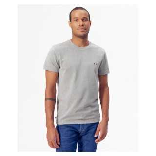 Tee-shirt Baptiste Velo Gris Chiné recyclé