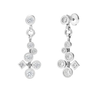 Boucles d'oreilles Cascade Diamants