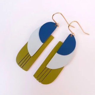 Boucles « Berlin Full Color Wasabi » – Rose Bouchon