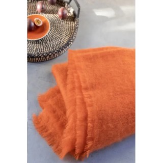 PLAID - Mohair Tangerine