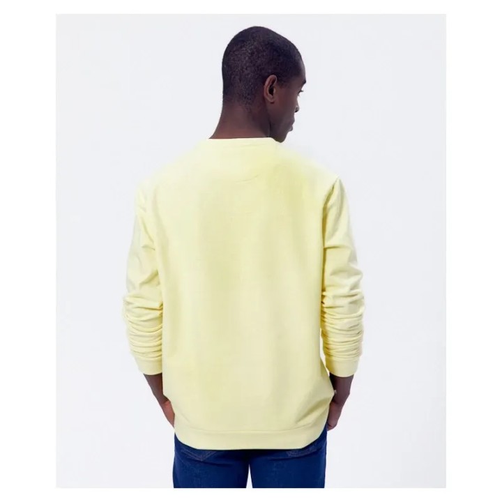 Sweat Harry Jaune doux en coton bio