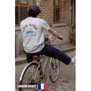 T-shirt Made in France Gris | Imprimé coquillage - XS