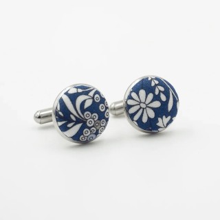 Nœud papillon Liberty June’s Bleu – Gentille Alouette