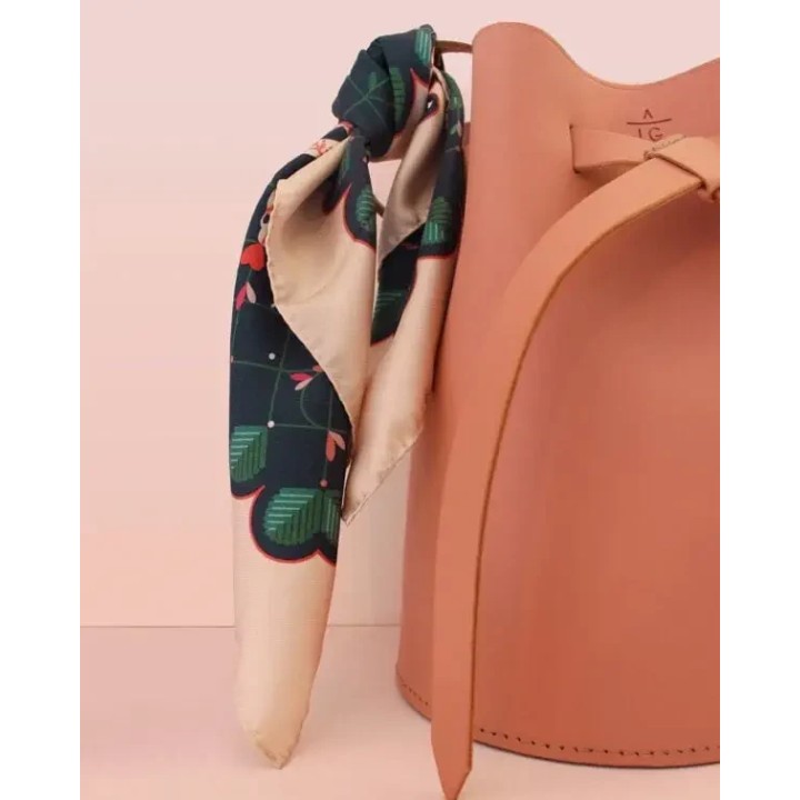 Foulard en Twill de soie EDEN 45 x 45cm