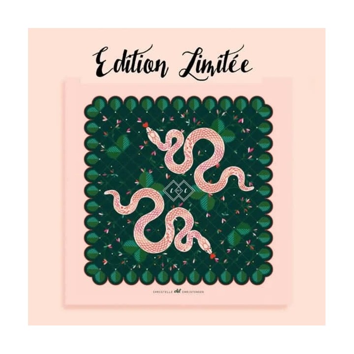 Foulard en Twill de soie EDEN 45 x 45cm