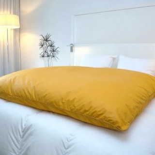 Édredon gonflant jacquard Or 140 x 160 cm