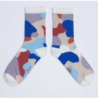 Chaussettes - BONNIE PASTEL MULTICO BLEU