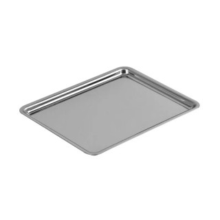 Plateau inox pâtissier 23,5 x 17 cm inox 18 %