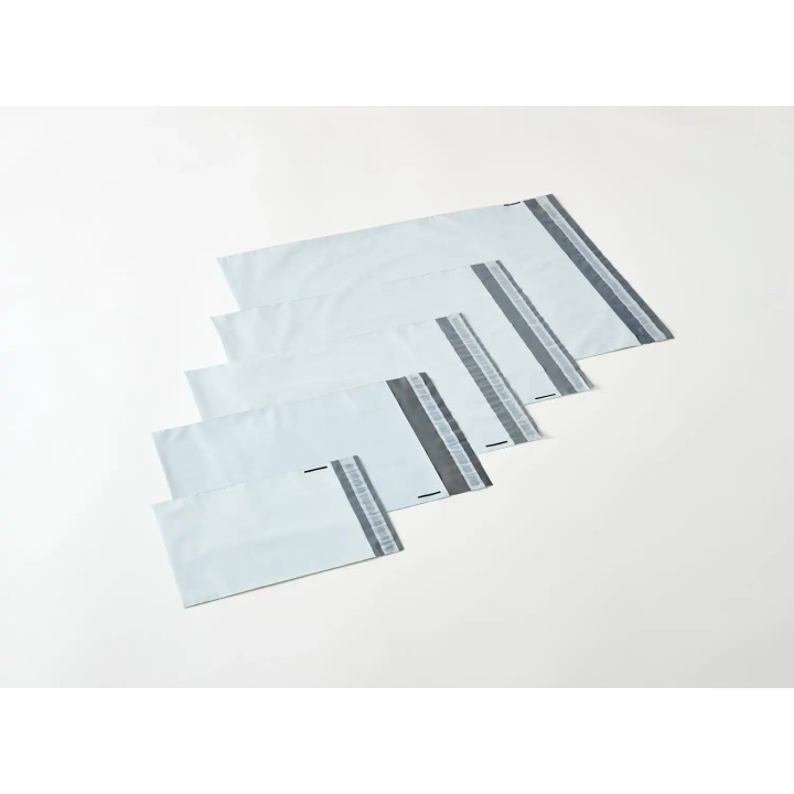 50 Enveloppes plastique opaques ECO 60 microns N°3 - 280x370mm