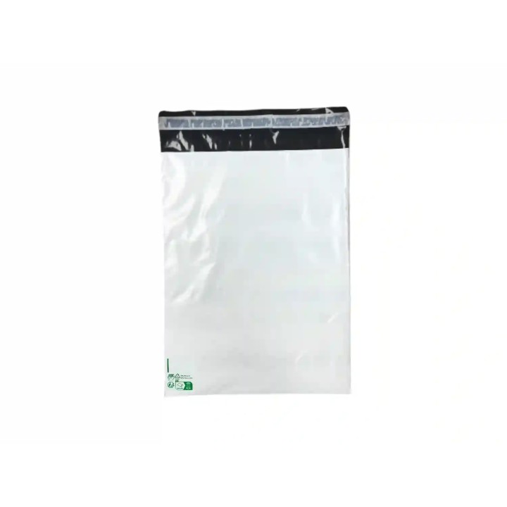 50 Enveloppes plastique opaques ECO 60 microns N°3 - 280x370mm