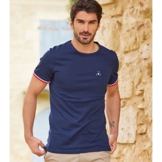T-shirt Homme Supporter Marine - Le Blason - S