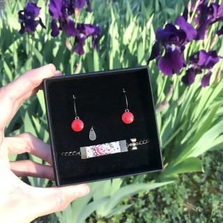Coffret Bijoux Cézanne rouge