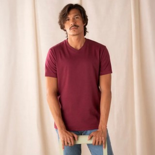 🇫🇷🌱 Le t-shirt en coton bio - Col V